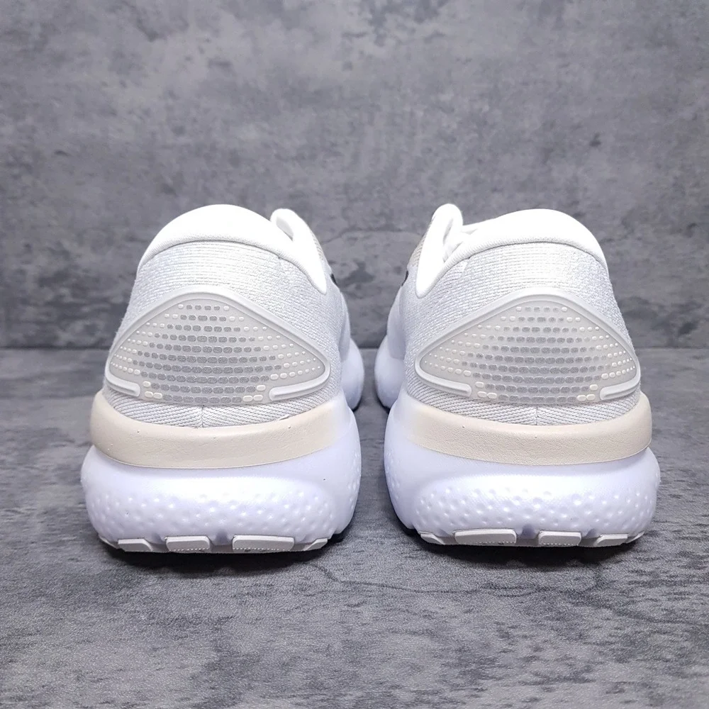 BROOKS Ghost‎ 16 Running Shoes Mens Size 8.5 White Pelican Oyster 110418 1D 125
